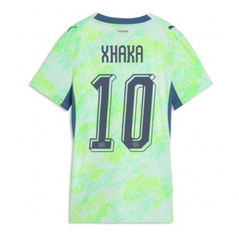 Billige Fotballdrakt Sveits Granit Xhaka #10 Replika Bortedrakt Dame VM 2026 Kortermet